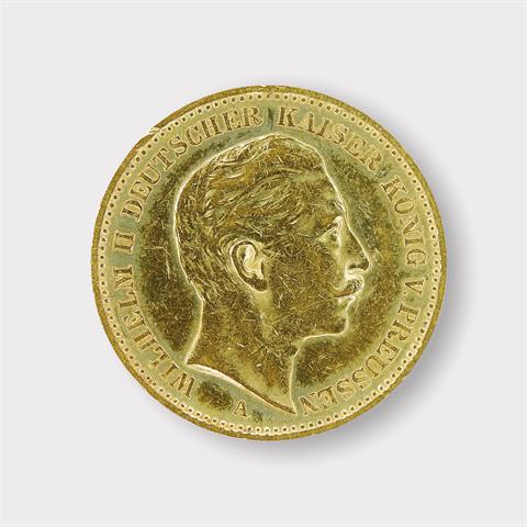 Goldmünze, Deutsches Reich 20 Mark