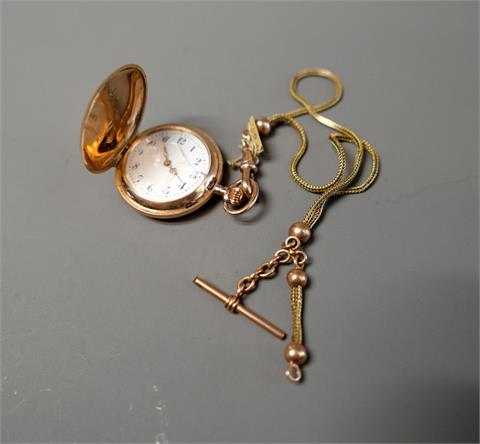 Damentaschenuhr mit Uhrenkette