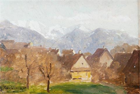 Ansicht eines Dorfes