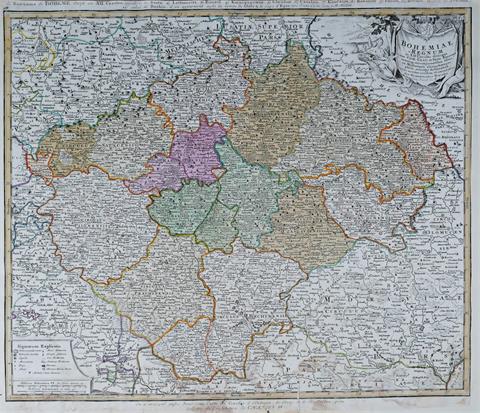 Landkarte des böhmischen Reichs