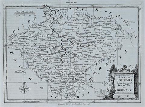 Kleine Karte des gesamten böhmischen Reichs