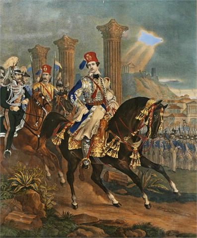 Gustav Kraus, König Otto I. in Athen