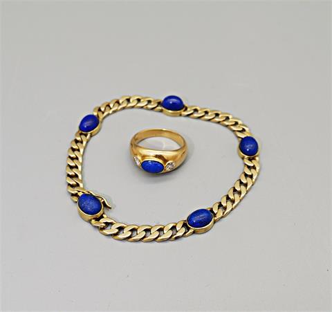Goldarmband und Ring