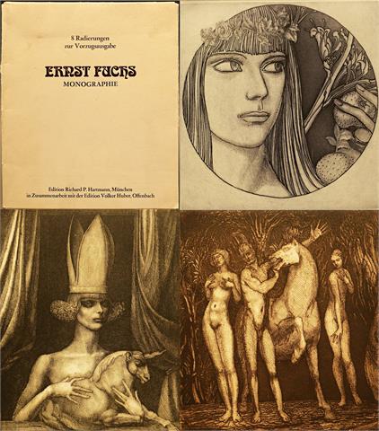 Ernst Fuchs, Kunstvolle Radierungen
