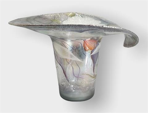 Glashütte Eisch, prächtige Blumenvase