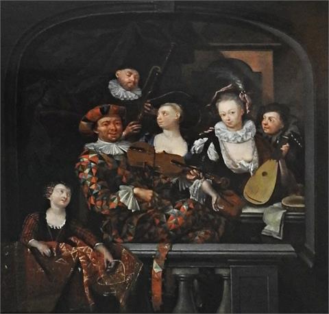 Willem van Mieris, Gesellige Musiker